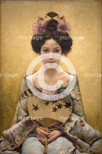 Chrysanthemums, c1900. Creator: Sáenz y Sáenz, Pedro (1863-1927).