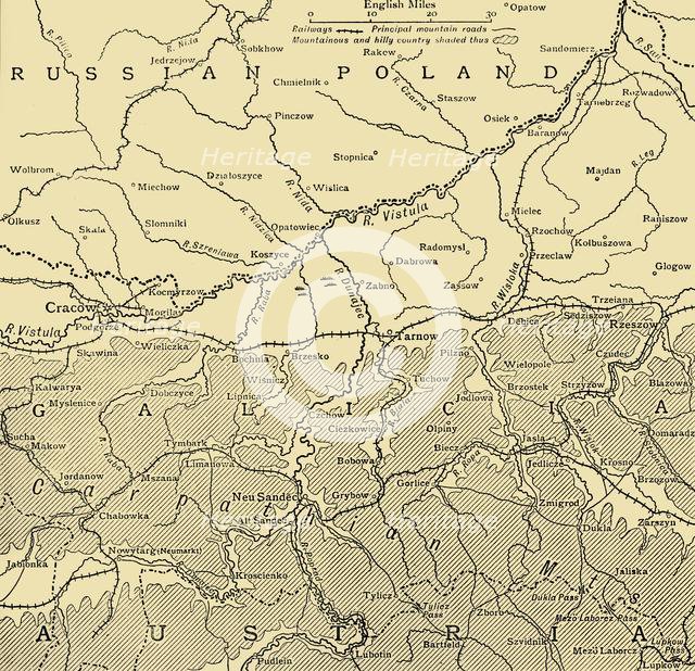 'The Galician Campaign', First World War, c1915, (c1920). Creator: Unknown.