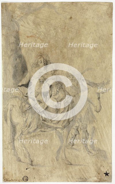 Flight into Egypt, n.d. Creator: Cornelis Bisschop.