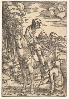 Saint Martin on Horseback, 15th-16th Century. Creator: Hans Baldung.
