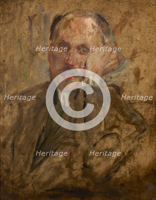 Sketch of a Male Figure, c1925 . Creator: Olga Boznanska.