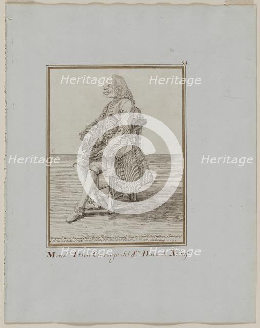 Monsieur Ition Chirurgo del sre. Duca di Nivers, 1749. Creator: Pier Leone Ghezzi (Italian, 1674-1755).