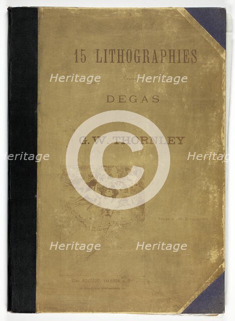 Thornley Portfolio Cover, 1889–90. Creator: Georges William Thornley.