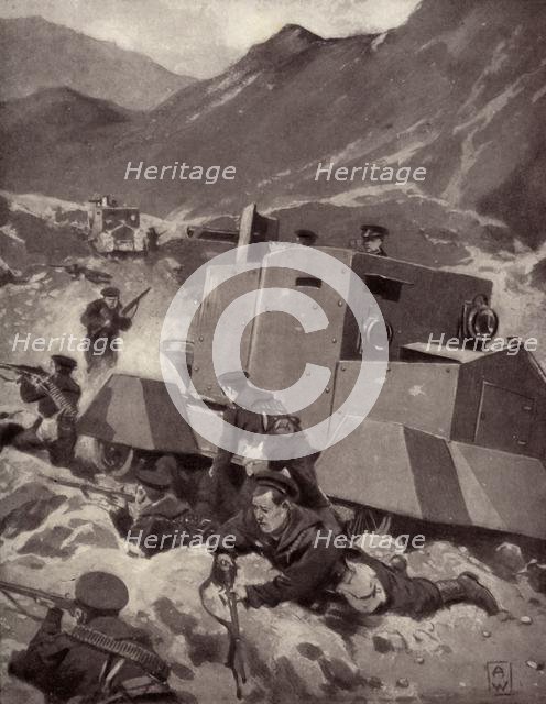 'British Armoured Cars in the Caucasus', 1917. Creator: Unknown.