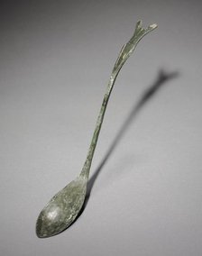 Spoon with Fish-Tail Design, 918-1392. Creator: Unknown.