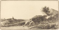 Returning with the Hay (Rentrant le foin). Creator: Alphonse Legros.