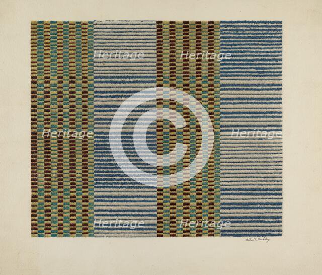 Coverlet, c. 1939. Creator: Merkley, Arthur G..