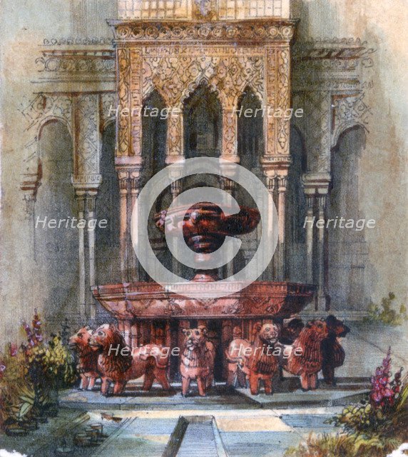 'Mauresque Fountain', 1820-1876. Artist: George Sand