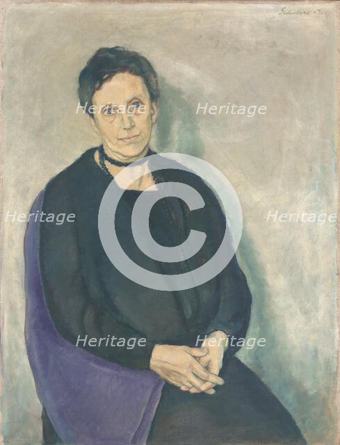Portrait of a mother, 1931. Creator: Július Schubert.