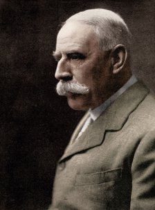 Sir Edward Elgar, (1857-1934), English composer, early 20th century.  Artist: Unknown.