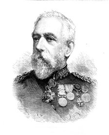 General Sir Daniel Lysons, G.C.B., the new Constable of the Tower of London, 1890. Creator: Unknown.