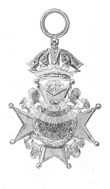 Franklin's Guelphic Badge, 1854. Creator: Unknown.
