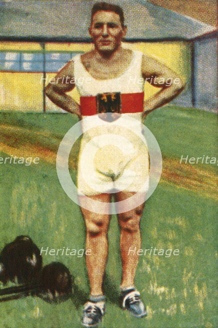 Kurt Helbig, German weight-lifting champion, 1928. Creator: Unknown.