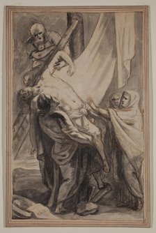 Descent from the Cross, 17th century. Creator: Unknown.