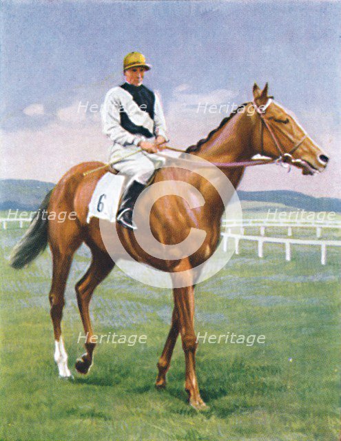 Challenge, Jockey: E. Smith', 1939. Artist: Unknown.