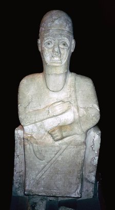 Statue of Idrimi, Late Bronze Age/Syrian, 16th century BC. Artist: Unknown