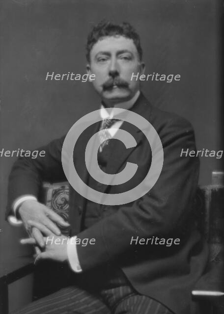 Grierson, Frances, Mr., portrait photograph, 1913. Creator: Arnold Genthe.