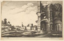 Classical Ruins, 1673. Creator: Wenceslaus Hollar.