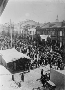 Jewish Market, Moscow, 1911. Creator: Bain News Service.