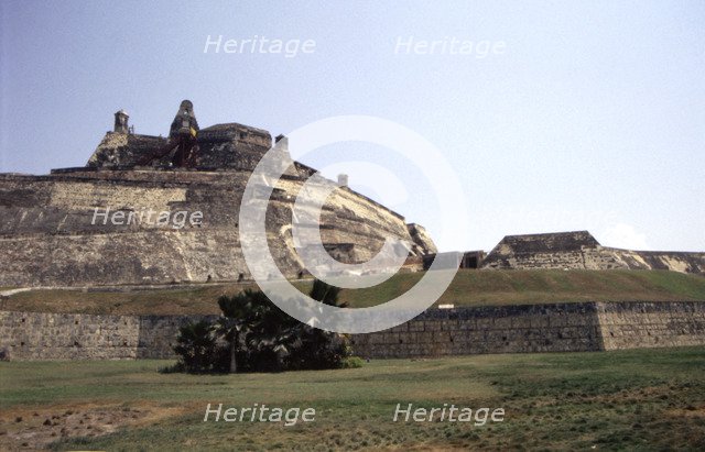 View of San Felipe de Barajas castle.