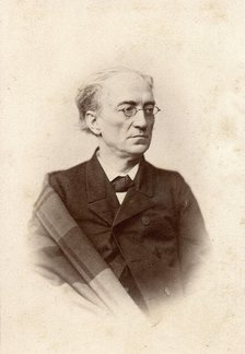 Portrait of the poet Fyodor Ivanovich Tyutchev (1803-1873), 1864. Creator: Deniere, Andrei (Heinrich-Johann) (1820-1892).