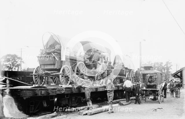 Battery A 2nd Regt. Field artillery, between c1910 and c1915. Creator: Bain News Service.