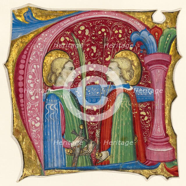 Cutting from an antiphonal, about 1460-1480. Creator: Frate Nebridio da Cremona.