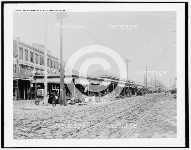 French Market, New Orleans, Louisiana, c1900. Creator: Unknown.