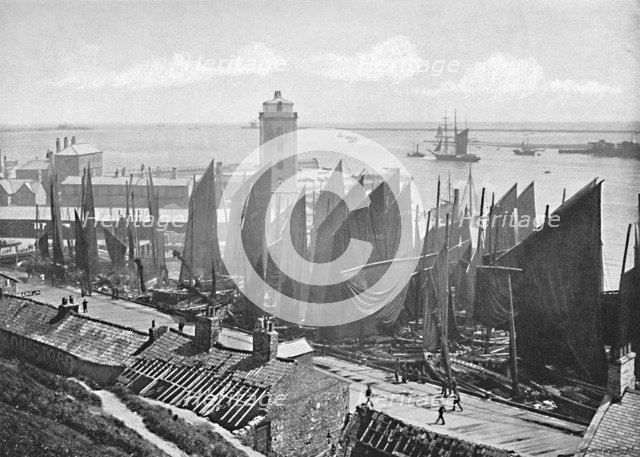 'Low Light, North Shields', c1896. Artist: M Aunty.