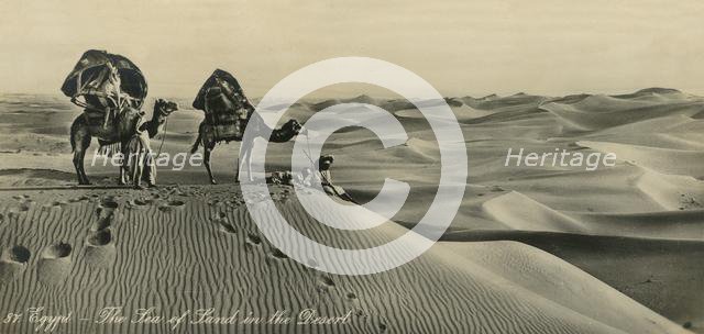 'Egypt - The Sea of Land in the Desert', c1918-c1939. Creator: Unknown.