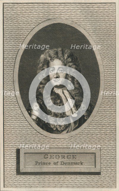 Prince George of Denmark, husband of Queen Anne, 1793. Artist: Unknown.