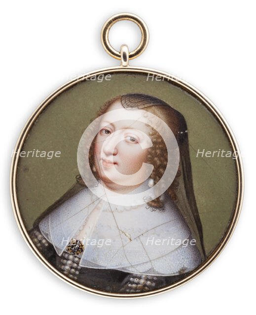 Anna of Austria, Queen of France, 1627-1691. Creator: Jean Petitot.