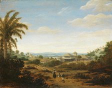 Landscape on the Rio Senhor de Engenho, Brazil, 1670-1680. Creator: Frans Post.