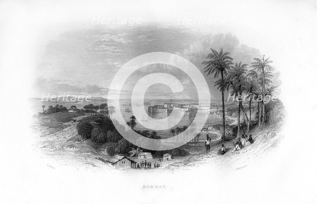 Bombay, India, 19th century.Artist: A Willmore