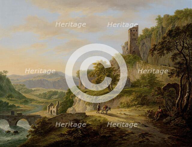 Gezicht op Civita Castellana, 1792-1809. Creator: Daniel Dupré.