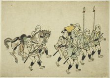 Procession of a Daimyo, c. 1681/84. Creator: Hishikawa Moronobu.