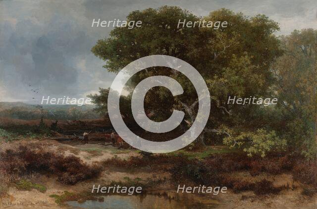 The Heath near Wolfheze, 1866. Creator: Johannes Warnardus Bilders.