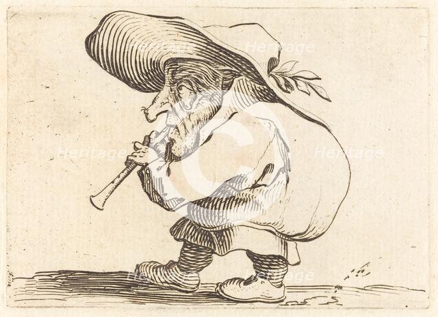 The Flageolet Player, c. 1622. Creator: Jacques Callot.