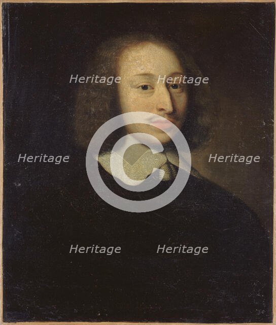 Portrait thought to be of Blaise Pascal (1623-1662), scientist and writer, c1650. Creator: Unknown.