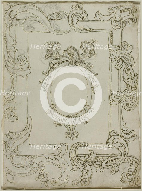 Design for Mirror or Picture Frame, n.d. Creator: Unknown.