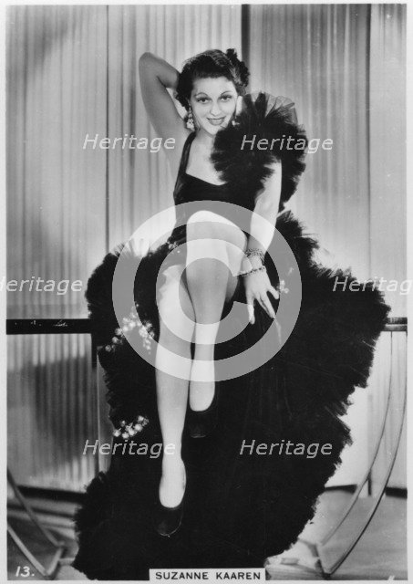 Suzanne Kaaren, American B-movie actress, c1938. Artist: Unknown