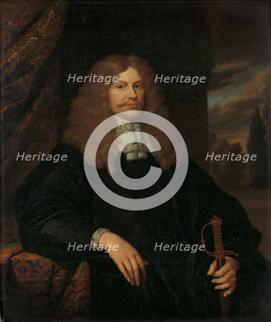 Portrait of Cornelis Backer (1633-81), councillor, alderman, and colonel of the..., 1660-1684. Creator: Gaspar Netscher.