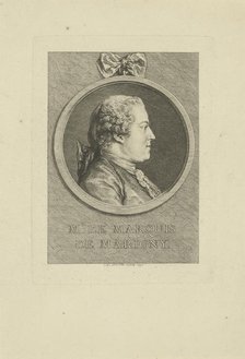 Abel-François Poisson de Vandières, marquis de Marigny (1727-1781), 1757. Creator: Cochin, Charles-Nicolas, the Younger (1715-1790).