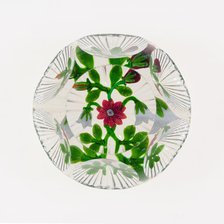 Paperweight, Baccarat, c. 1845-60. Creator: Baccarat Glasshouse.