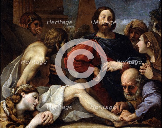 'The Raising of Lazarus', late 16th or 17th century. Artist: Alessandro Tiarini