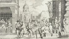Trades Practiced in Bologna, c1640. Creators: Francesco Curti, Agostino Parisini.