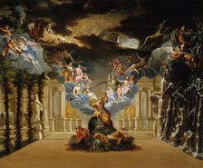 The Palais du Temps. Scenery for the prologue of "Atys", lyrical tragedy by Lully, c1708. Creator: Jacques Vigoureux Duplessis.