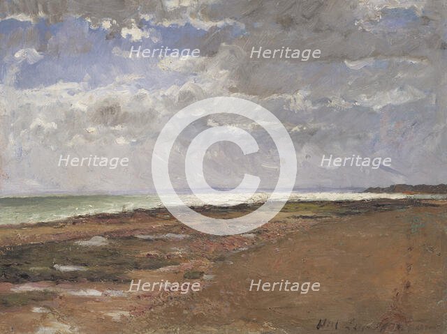 The Beach at Luc, 1876. Creator: Carl Fredrik Hill.