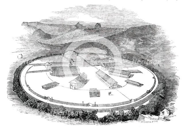 The War Prison, near Toy-Royal, Dartmoor, 1850. Creator: Unknown.