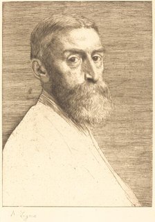 Sir Edward John Poynter, 1877. Creator: Alphonse Legros.